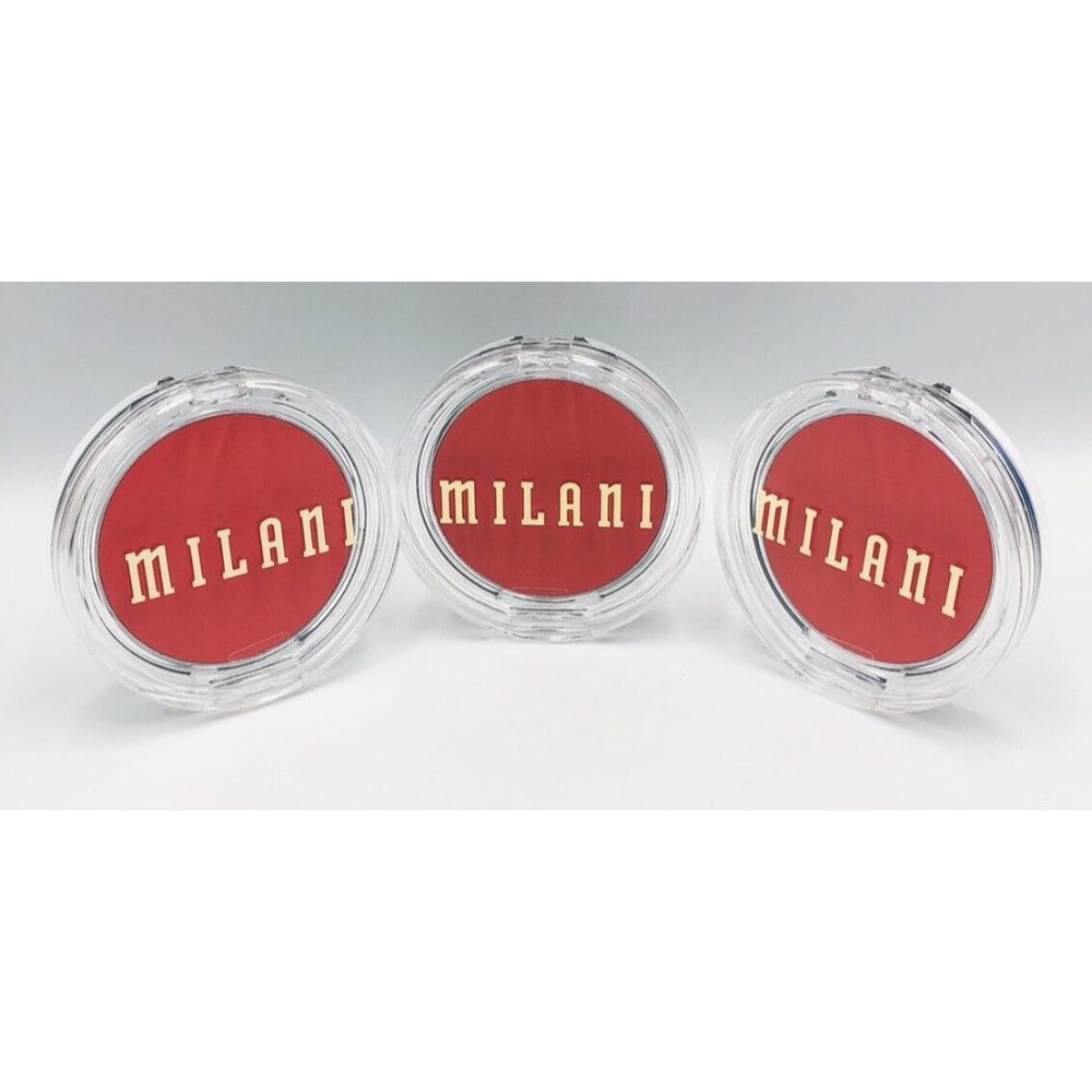 3x Milani Cheek Kiss Cream Blush CORAL CRUSH FCB220-120, 0.21 oz Each